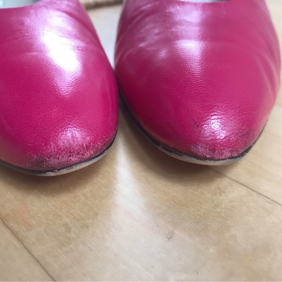 Vintage Kitten Heels Hot Pink 1980s Liz Claiborne 2", size 8 - Picture 7 of 11